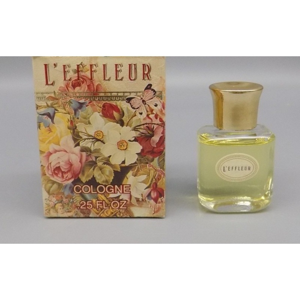 Coty L'Effleur .25 Oz Cologne Mini Travel New In Box Vtg Display Only Retired